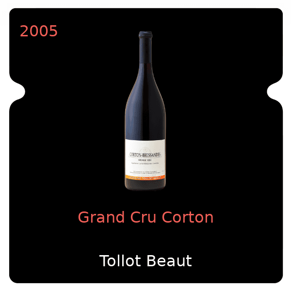 Tollot Beaut Grand Cru Corton 2005