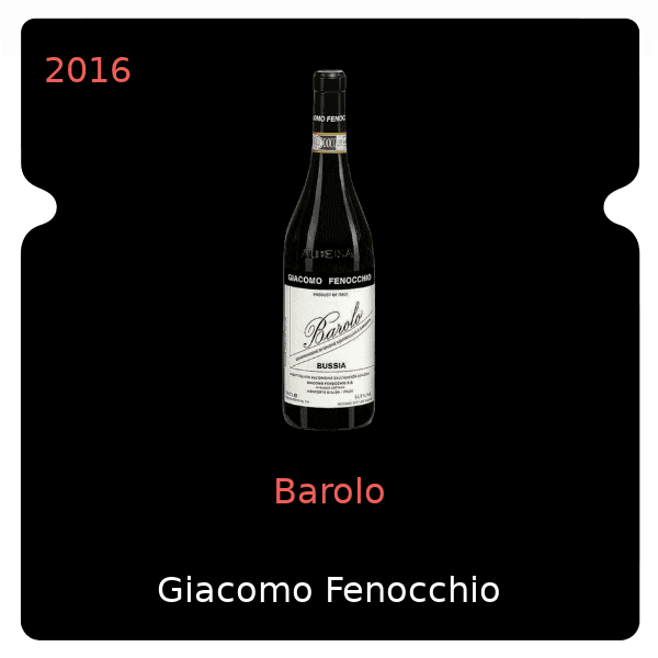 Giacomo Fenocchio Barolo 2016