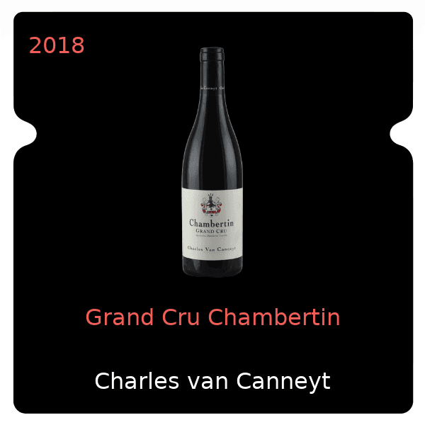 Charles van Canneyt Grand Cru Chambertin 2018
