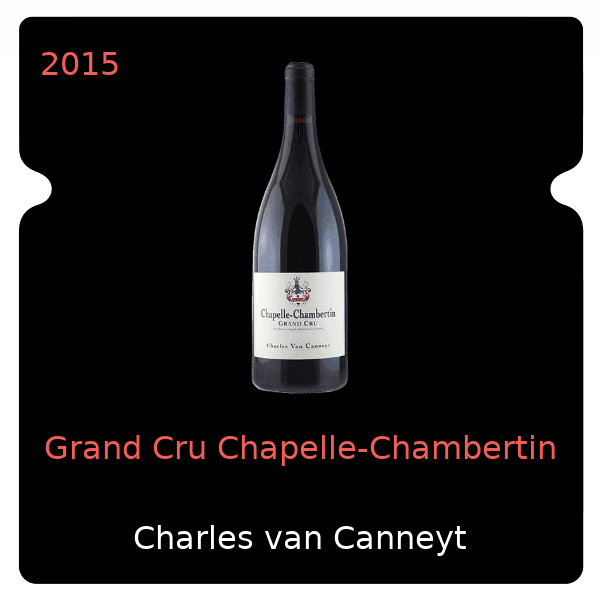 Charles van Canneyt Grand Cru Chapelle-Chambertin 2015