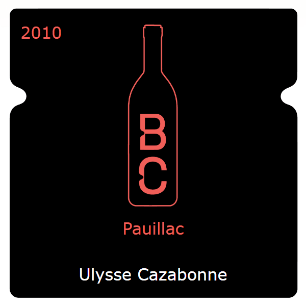 Ulysse Cazabonne Pauillac 2010