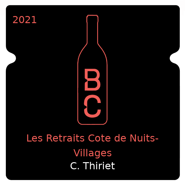 C. Thiriet Les Retraits Cote de Nuits-Villages 2021
