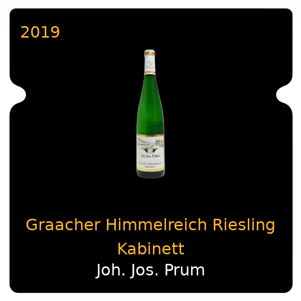 Joh. Jos. Prum Graacher Himmelreich Riesling Kabinett 2019