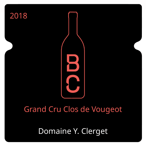 Y. Clerget Grand Cru Clos de Vougeot 2018