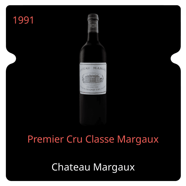 Margaux Premier Cru Classe Margaux 1991