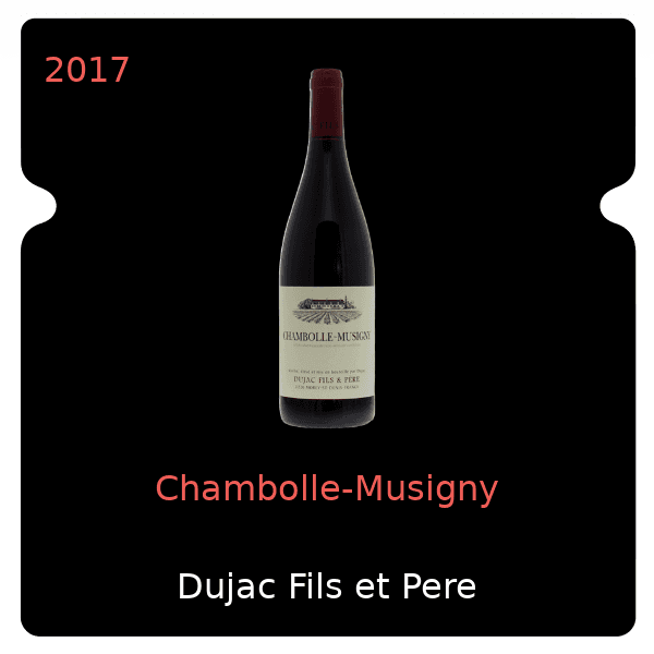 Dujac Fils et Pere Chambolle-Musigny 2017