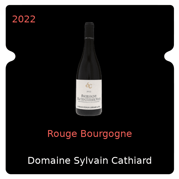 Sylvain Cathiard Rouge Bourgogne 2022