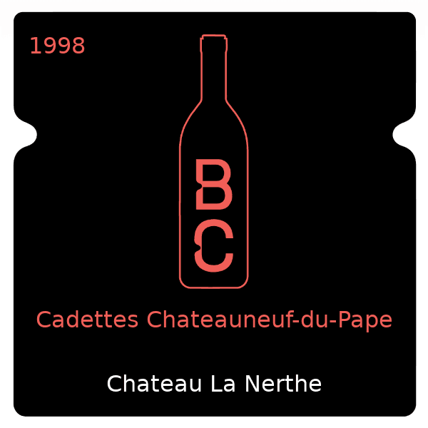 Nerthe Cadettes Chateauneuf-du-Pape 1998