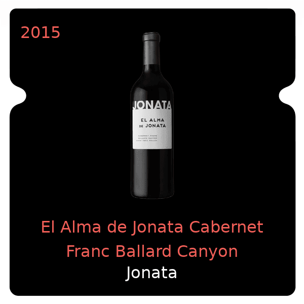 Jonata El Alma de Jonata Cabernet Franc Ballard Canyon 2015