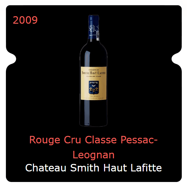 Smith Haut Lafitte Rouge Cru Classe Pessac-Leognan 2009