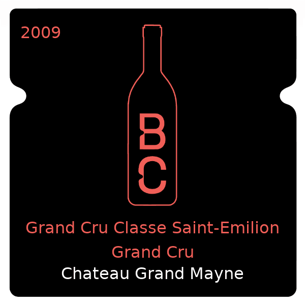 Grand Mayne Grand Cru Classe Saint-Emilion Grand Cru 2009