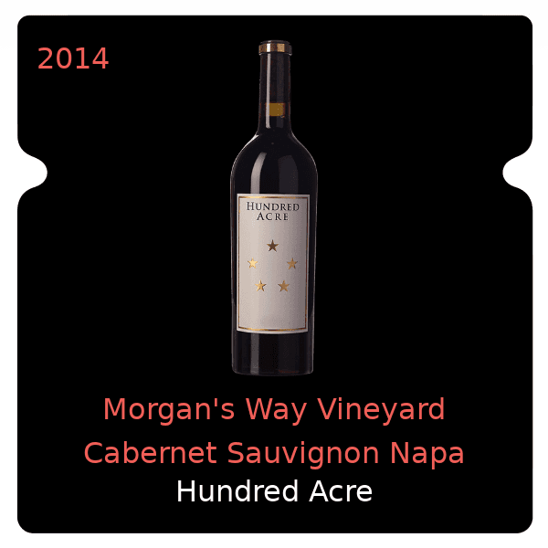 Hundred Acre Morgan's Way Vineyard Cabernet Sauvignon Napa Valley 2014