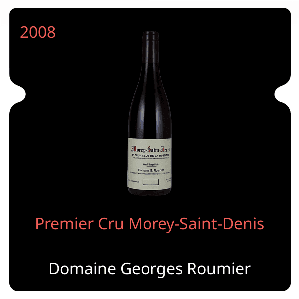 Georges Roumier Premier Cru Morey-Saint-Denis 2008
