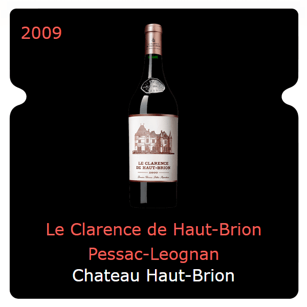 Haut-Brion Le Clarence de Haut-Brion Pessac-Leognan 2009