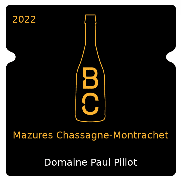 Paul Pillot Mazures Chassagne-Montrachet 2022