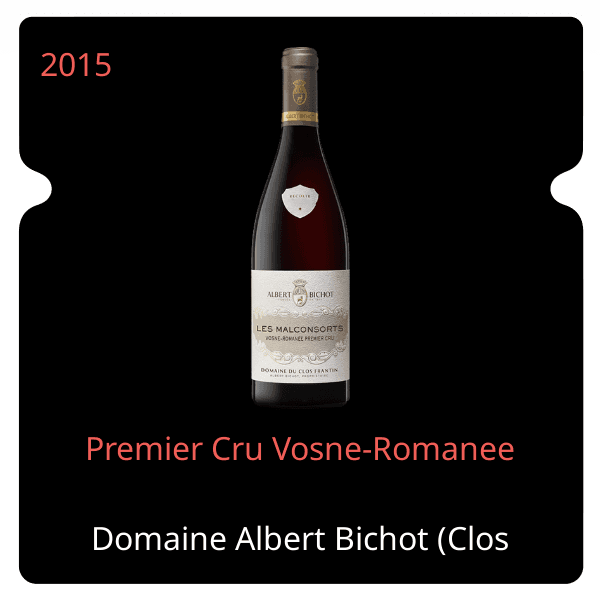 Albert Bichot (Clos Frantin) Premier Cru Vosne-Romanee 2015