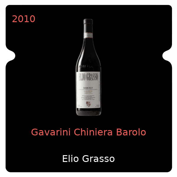 Elio Grasso Gavarini Chiniera Barolo 2010