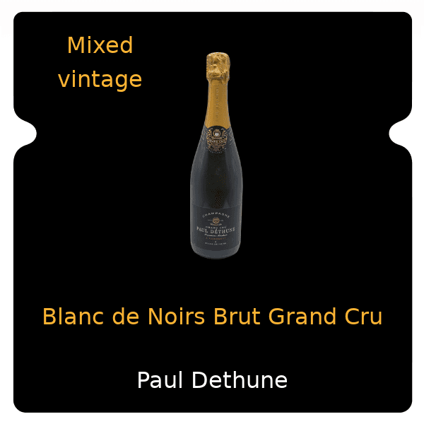 Paul Dethune Blanc de Noirs Brut Grand Cru Mixed Vintage