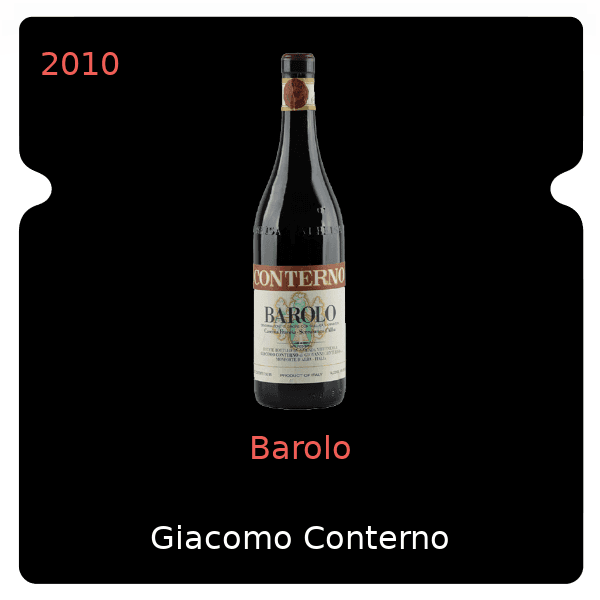 Giacomo Conterno Barolo 2010