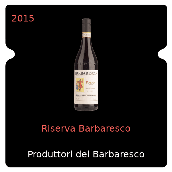 Barbaresco Riserva Barbaresco 2015