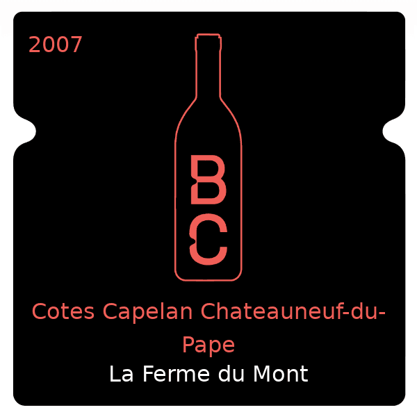 Cotes Capelan Chateauneuf-du-Pape 2007