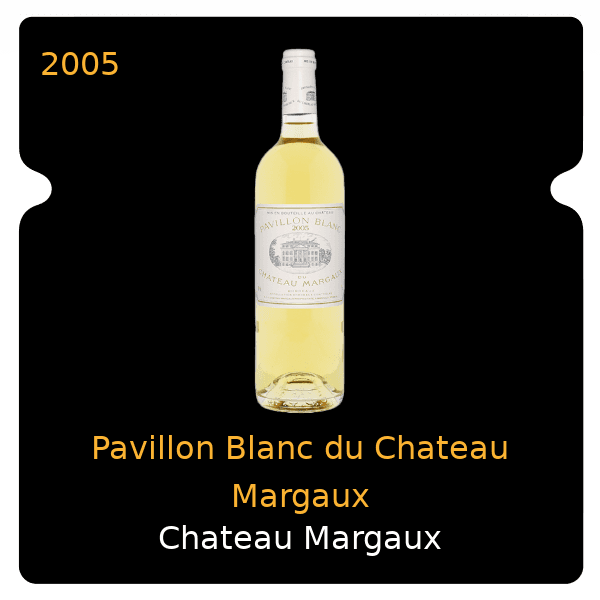 Margaux Pavillon Blanc du Chateau Margaux 2005