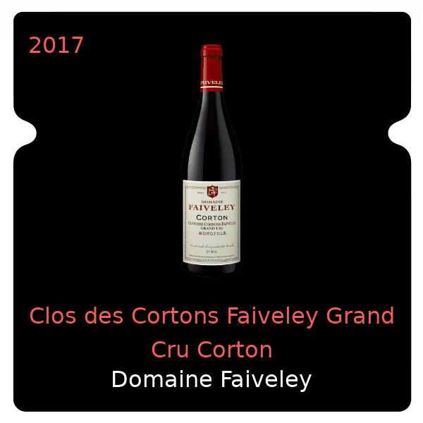 Faiveley Clos des Cortons Faiveley Grand Cru Corton 2017