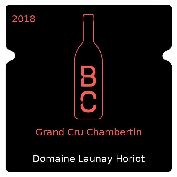 Launay Horiot Grand Cru Chambertin 2018