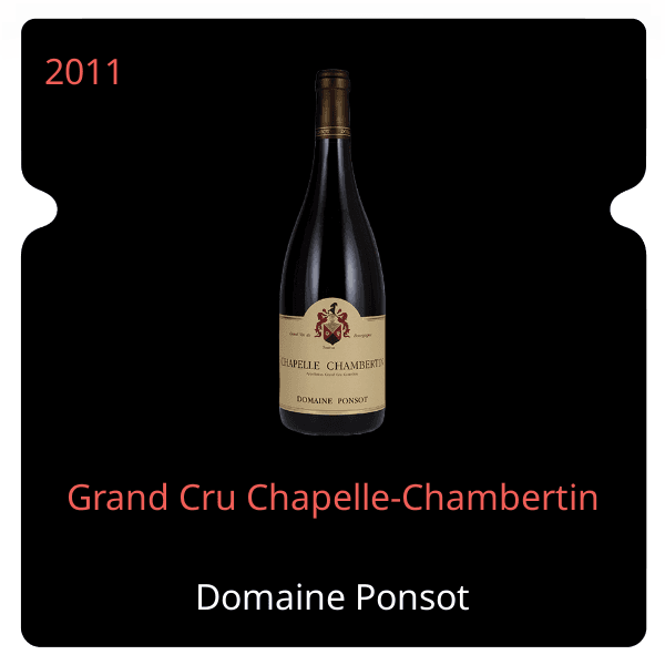 Ponsot Grand Cru Chapelle-Chambertin 2011