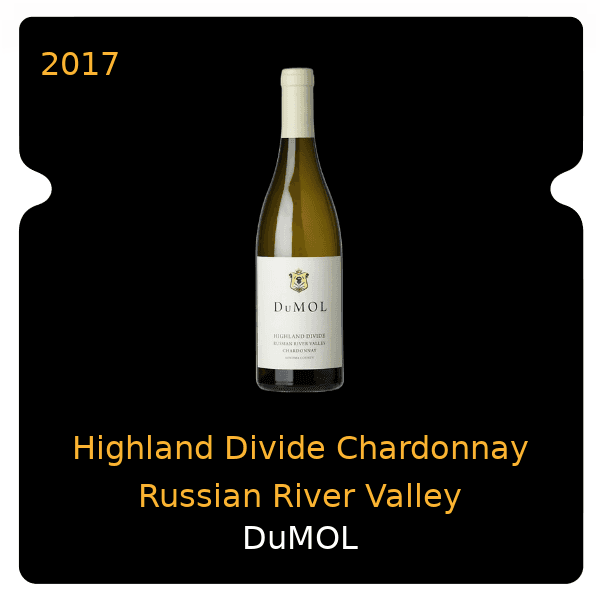DuMOL Highland Divide Chardonnay Russian River Valley 2017