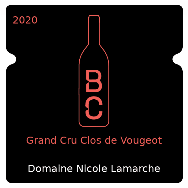 Nicole Lamarche Grand Cru Clos de Vougeot 2020