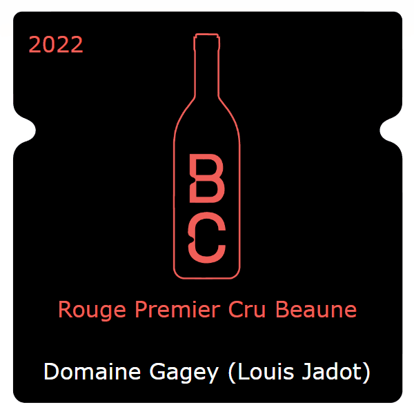 Andre Gagey (Louis Jadot) Rouge Premier Cru Beaune 2022