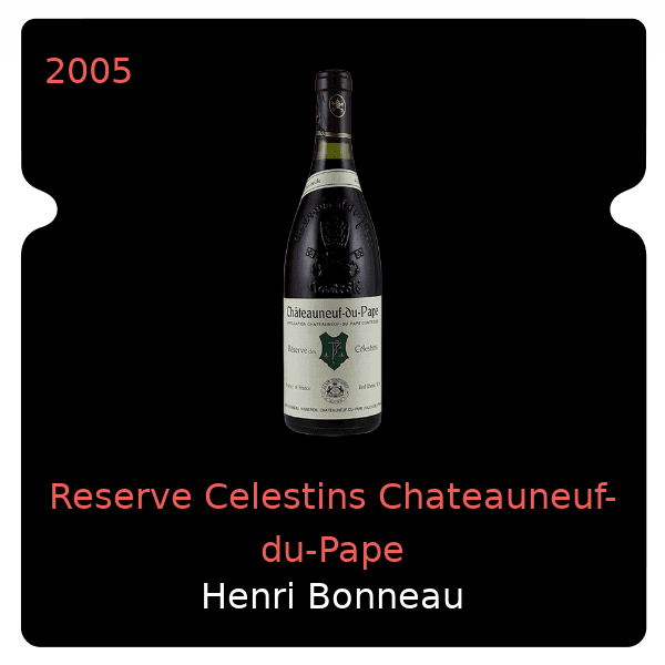 Henri Bonneau Reserve Celestins Chateauneuf-du-Pape 2005