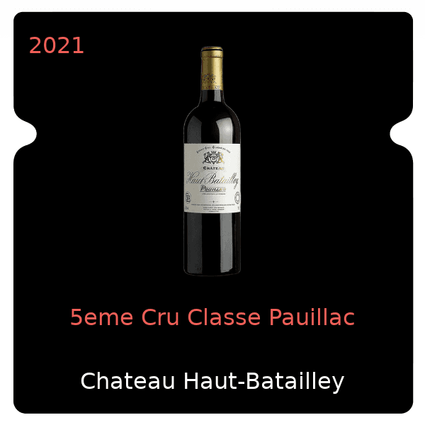 Haut-Batailley 5eme Cru Classe Pauillac 2021