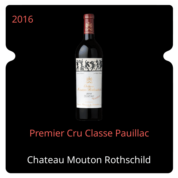 Mouton Rothschild Premier Cru Classe Pauillac 2016
