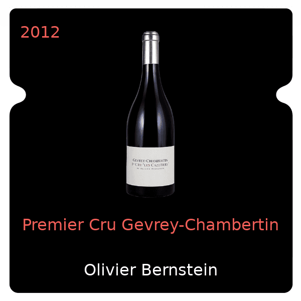 Olivier Bernstein Premier Cru Gevrey-Chambertin 2012