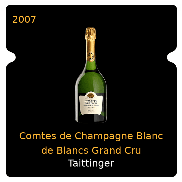Taittinger Comtes de Champagne Blanc de Blancs Grand Cru 2007