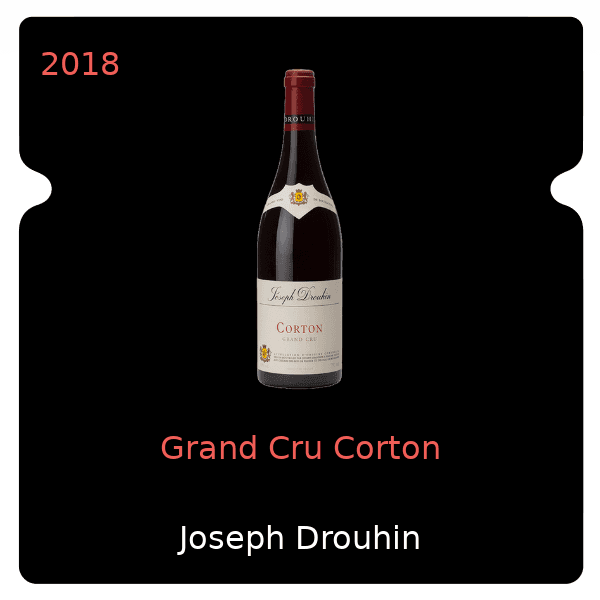 Joseph Drouhin Grand Cru Corton 2018
