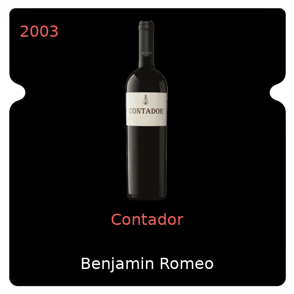 Benjamin Romeo Contador 2003
