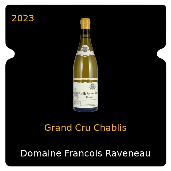 Francois Raveneau Grand Cru Chablis 2023