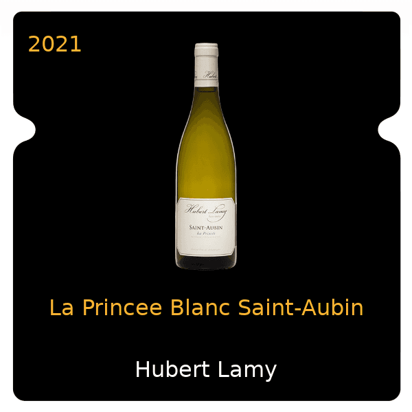 Hubert Lamy La Princee Blanc Saint-Aubin 2021