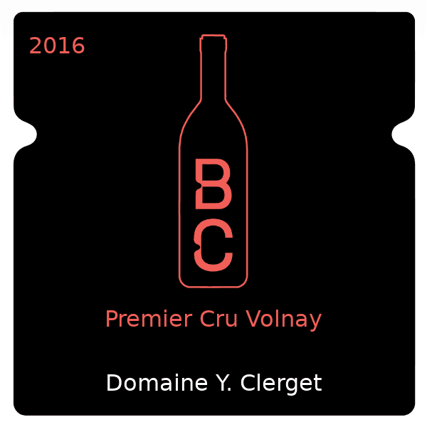 Y. Clerget Premier Cru Volnay 2016