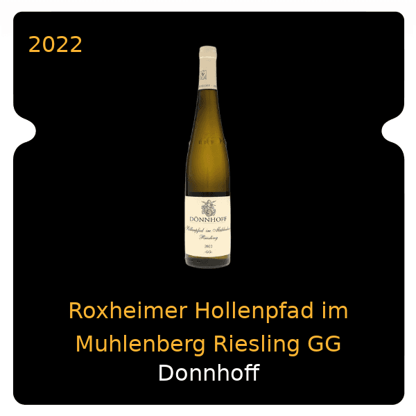 Donnhoff Roxheimer Hollenpfad im Muhlenberg Riesling GG 2022