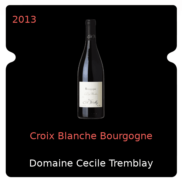 Cecile Tremblay Croix Blanche Bourgogne 2013
