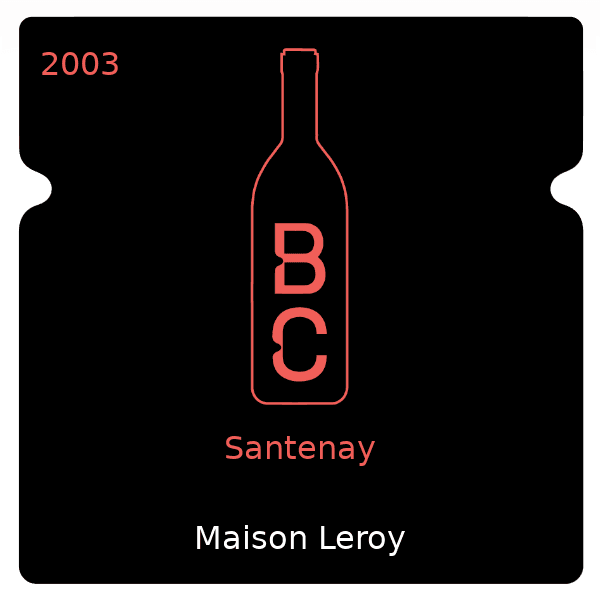 Leroy Santenay 2003
