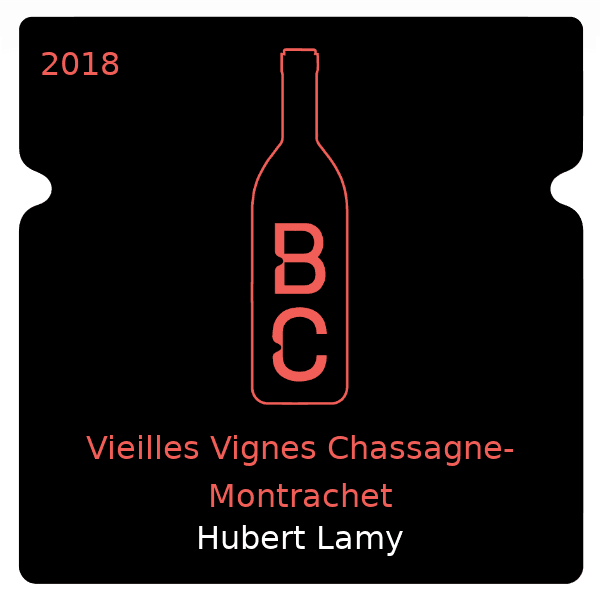 Hubert Lamy Vieilles Vignes Chassagne-Montrachet 2018