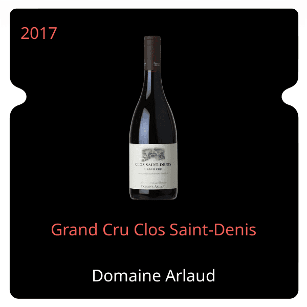 Arlaud Grand Cru Clos Saint-Denis 2017