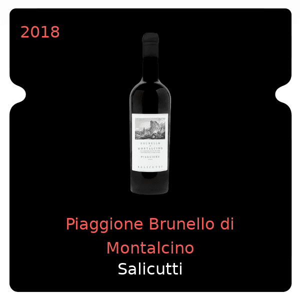 Salicutti Piaggione Brunello di Montalcino 2018