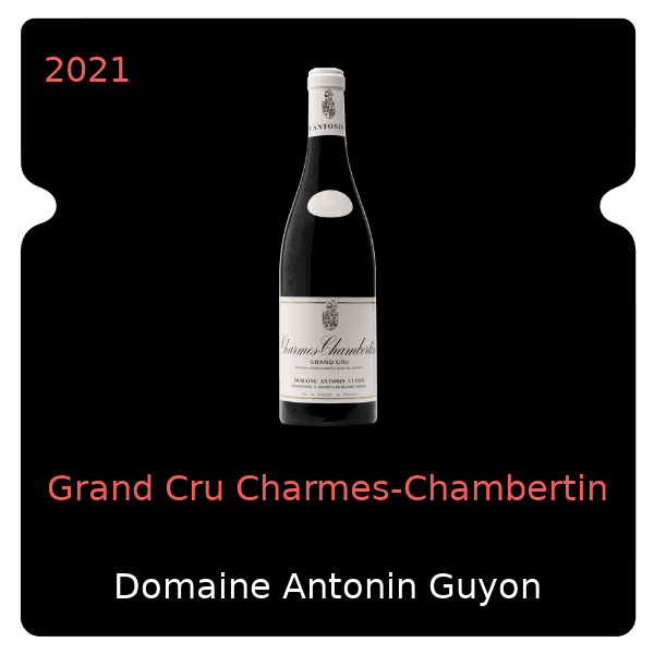 Antonin Guyon Grand Cru Charmes-Chambertin 2021