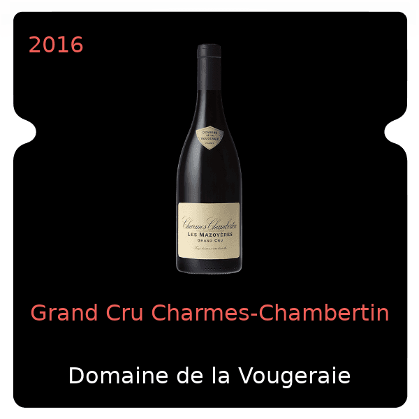 Vougeraie Grand Cru Charmes-Chambertin 2016